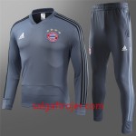 FC Bayern München Sweatshirt Dragt Grå 2018-2019 FC Bayern München Sweatshirt Dragt Grå 2018-2019
